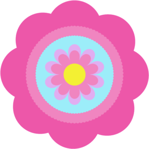cute-flower-clipart-a-pink-flower-with-yellow-center