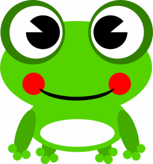 cute-frog-clipart-a-green-frog-with-big-eyes-and-red-nose