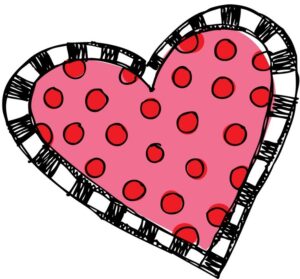 cute-heart-clipart-a-heart-with-red-and-black-dots