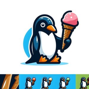 cute-penguin-clipart-penguin-ice-cream-logo