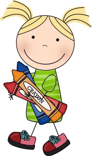 cute-school-clipart-a-cartoon-girl-with-skateboard