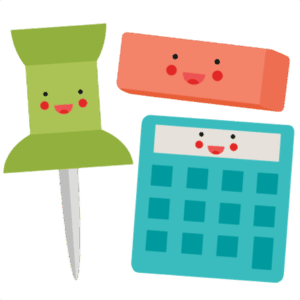 Cute School Clipart Three Colorful Pops With Faces On Them