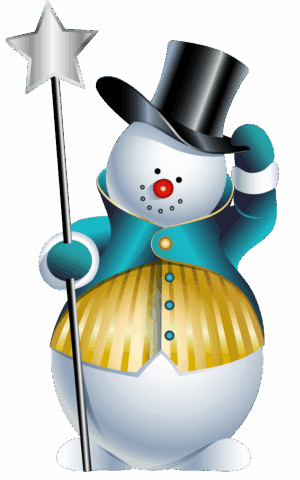 cute-snowman-clipart-a-snowman-holding-star-and-flag