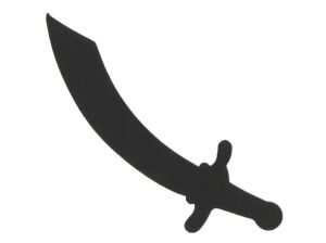 dagger-clipart-a-black-knife-with-long-blade-on-white-background