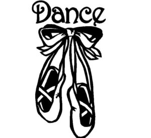 dance-shoes-clipart-a-pair-of-ballet-shoes-with-the-word-dance