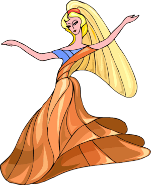 dancer-clipart-a-woman-in-dress-with-long-blonde-hair