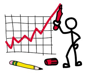 data-clipart-a-person-drawing-graph-on-board