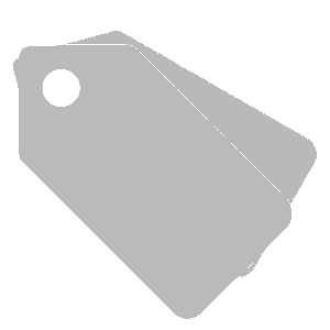 day-clipart-a-white-plastic-tag-on-black-background