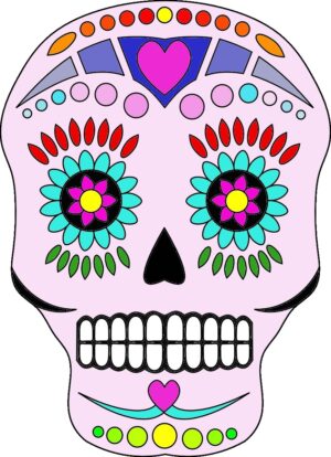 day-of-the-dead-clipart-a-sugar-skull-with-colorful-flowers-and-hearts