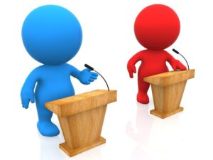 debate-clipart-two-3d-people-speaking-at-a-podium