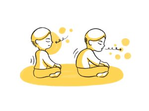 deep-breath-clipart-a-drawing-of-two-people-sitting-on-the-ground