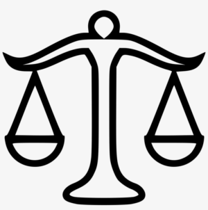 democracy-clipart-a-black-and-white-image-of-scale