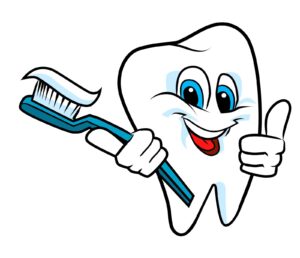 dental-clipart-a-cartoon-tooth-with-and-toothbrush