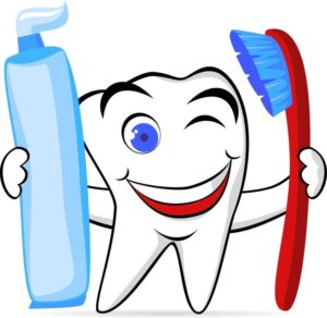 dental-clipart-a-tooth-and-toothbrush