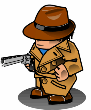 detective-clipart-a-man-in-hat-holding-gun