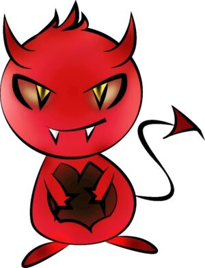 devil-clipart-a-red-devil-with-yellow-eyes-and-black-tail