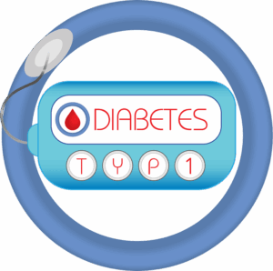 diabetes-clipart-a-blue-circle-with-the-words-diabetes-and-white-arrow