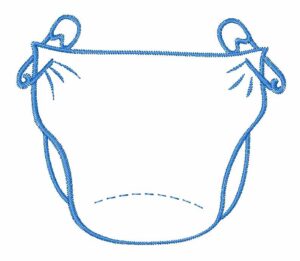 diaper-clipart-a-blue-rope-with-white-background