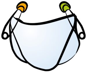 diaper-clipart-a-face-mask-with-two-surgical-masks-on-it