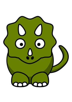dino-clipart-a-cartoon-green-cat-with-big-eyes