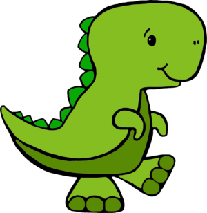 dino-clipart-a-green-dinosaur-with-black-background
