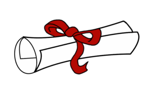 diploma-clipart-a-white-and-red-ribbon-tied-around