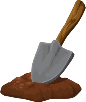dirt-clipart-a-shovel-digging-dirt