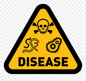 disease-clipart-a-yellow-triangle-with-the-word-disease-on-it