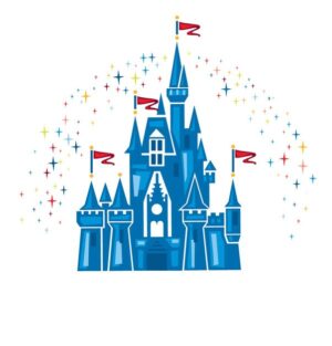 disney-castle-clipart-a-castle-with-stars-and-flag