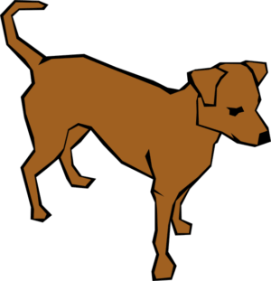 dog-and-cat-clipart-a-brown-dog-with-black-background
