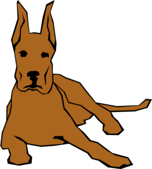 dog-clipart-easy-a-brown-dog-laying-down-on-the-ground