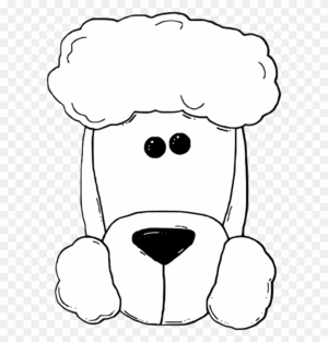 dog-clipart-easy-a-sheep-with-black-and-white-outline