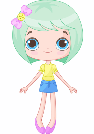 doll-clipart-a-cartoon-girl-with-green-hair-and-blue-eyes