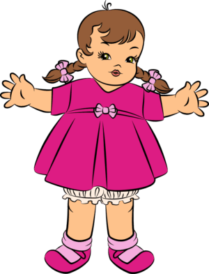 doll-clipart-a-little-girl-with-her-arms-out