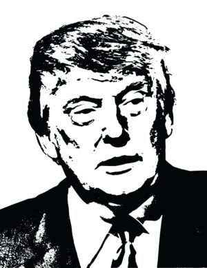donald-trump-clipart-a-black-and-white-image-of-man-in-suit
