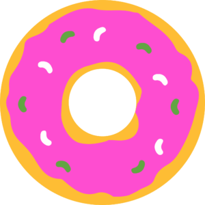 donuts-clipart-a-pink-donut-with-sprinng-sprinngs