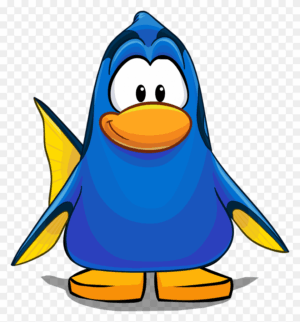 dory-clipart-a-blue-penguin-with-yellow-feet-and-black-beak