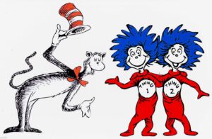 dr-seuss-clipart-a-drawing-of-two-cats-in-the-hat