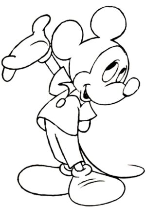 draw-clipart-mickey-mouse-coloring-pages
