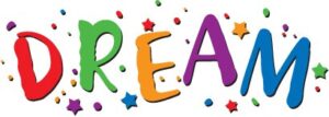 dream-clipart-a-poster-with-the-words-dream-and-rainbow
