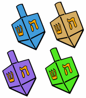 dreidel-clipart-four-different-colored-boxes-with-a-white-background