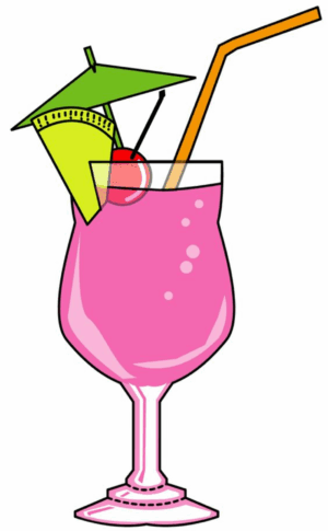 drink-clipart-a-pink-cocktail-with-straw-and-green-umbrella