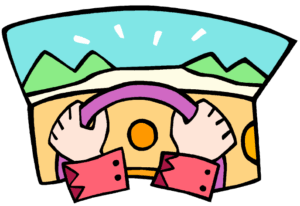 driving-clipart-a-cartoon-of-two-people-in-bed