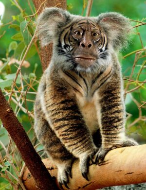 drop-bear-clipart-a-small-furry-brown-and-black-striped-lebear-lemuris-lebe