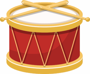 drums-clipart-a-drum-with-two-sticks-on-top