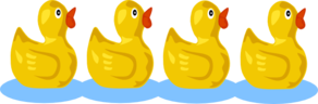 ducks-clipart-a-row-of-ducks-with-their-heads-in-the-water