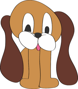 ears-clipart-a-brown-dog-with-pink-tongue