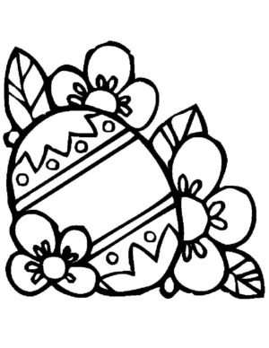 easter-clipart-black-and-white-a-black-and-white-image-of-flower-with-heart