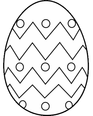 easter-clipart-black-and-white-an-easter-egg-with-a-pattern-on-it