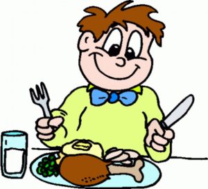 eat-clipart-a-boy-eating-meal-with-fork-and-knife